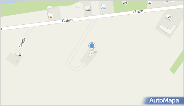 Chalin, Chalin, 21, mapa Chalin