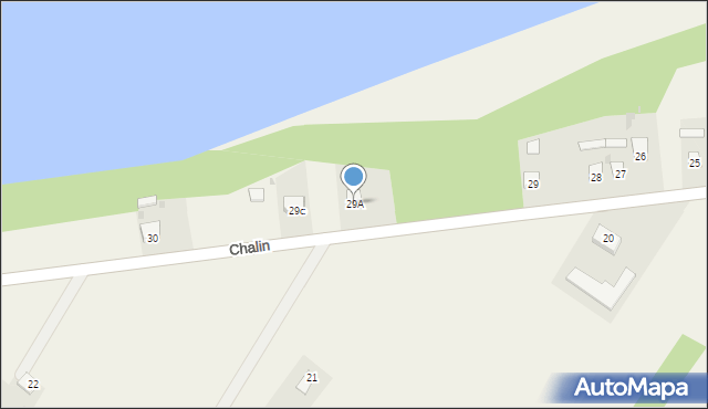 Chalin, Chalin, 29A, mapa Chalin