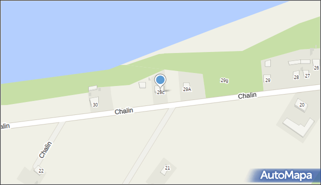 Chalin, Chalin, 29c, mapa Chalin