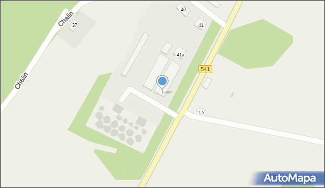 Chalin, Chalin, 41b, mapa Chalin