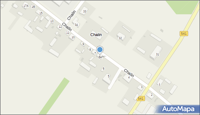 Chalin, Chalin, 6A, mapa Chalin