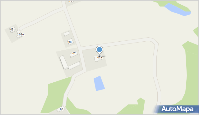 Chalinek, Chalinek, 67a, mapa Chalinek