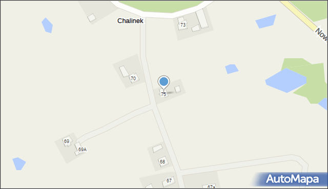 Chalinek, Chalinek, 75, mapa Chalinek