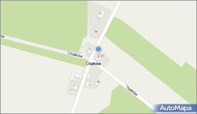 Chałków, Chałków, 4, mapa Chałków