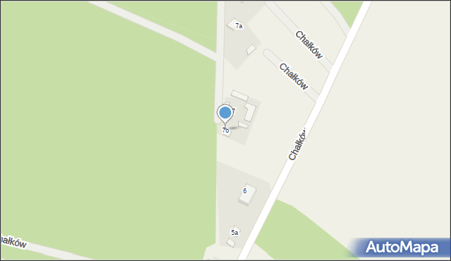 Chałków, Chałków, 7b, mapa Chałków