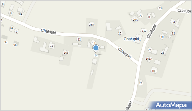 Chałupki, Chałupki, 14, mapa Chałupki