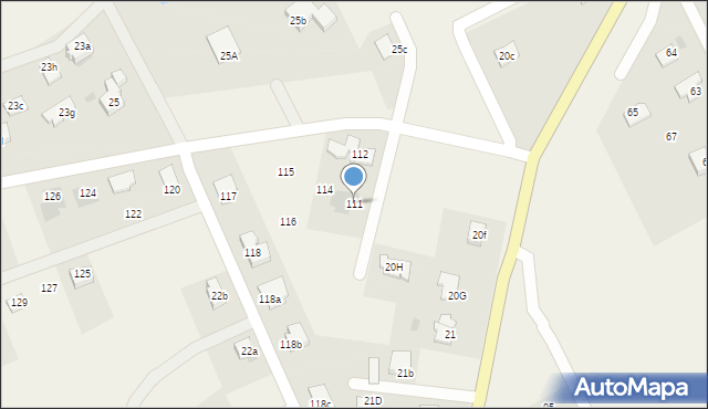 Chałupy, Chałupy, 111, mapa Chałupy