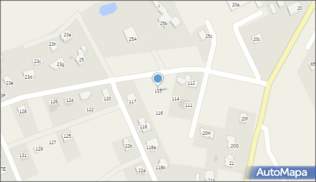 Chałupy, Chałupy, 115, mapa Chałupy