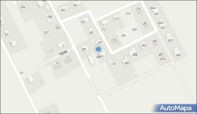 Chałupy, Chałupy, 168, mapa Chałupy