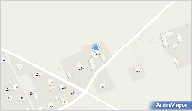 Chałupy, Chałupy, 17, mapa Chałupy