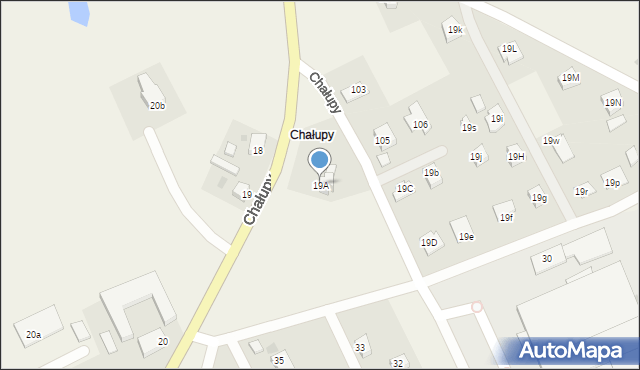 Chałupy, Chałupy, 19A, mapa Chałupy