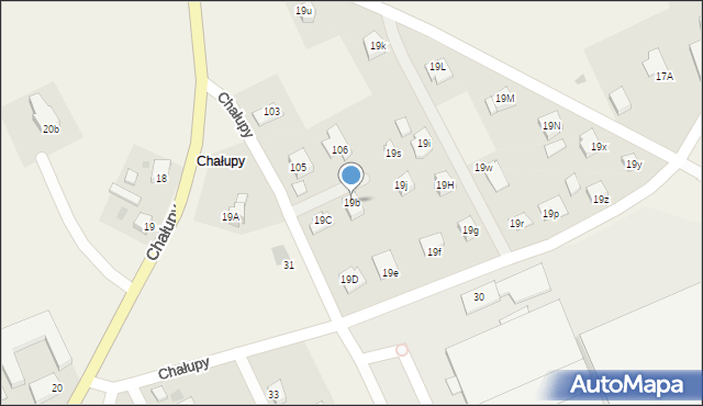 Chałupy, Chałupy, 19b, mapa Chałupy