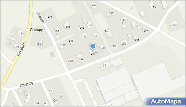 Chałupy, Chałupy, 19f, mapa Chałupy