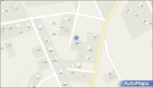 Chałupy, Chałupy, 20H, mapa Chałupy