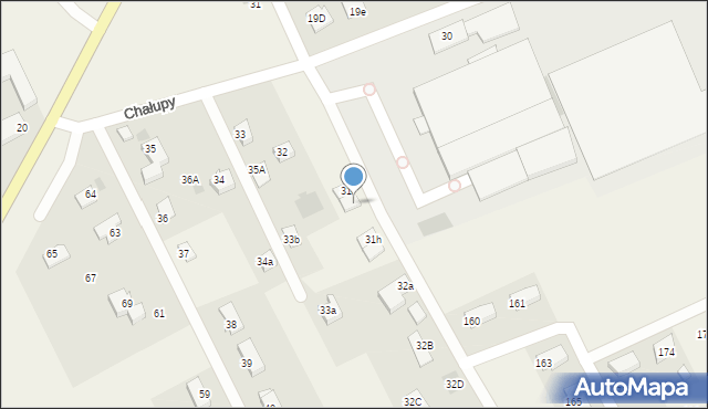 Chałupy, Chałupy, 31g, mapa Chałupy