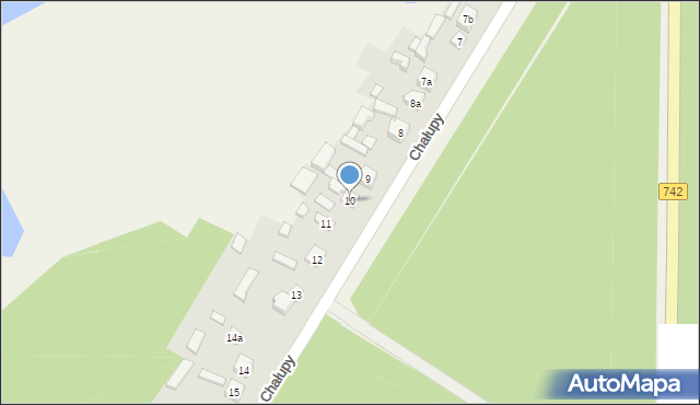 Chałupy, Chałupy, 10, mapa Chałupy