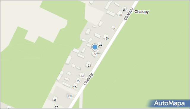 Chałupy, Chałupy, 22, mapa Chałupy