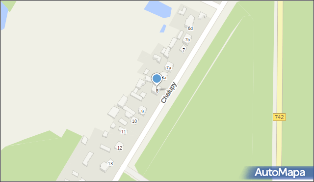 Chałupy, Chałupy, 8, mapa Chałupy
