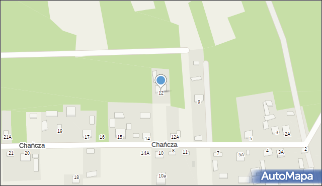 Chańcza, Chańcza, 12, mapa Chańcza