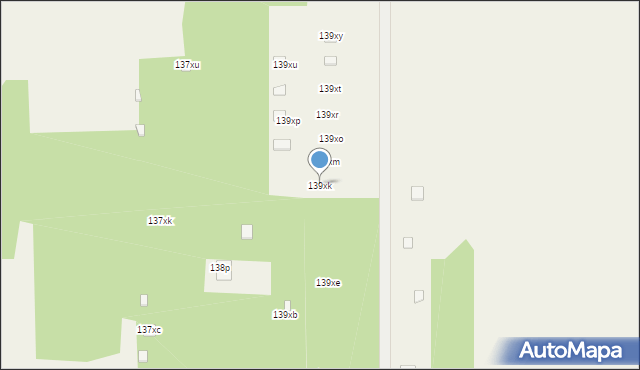 Chańcza, Chańcza, 139xk, mapa Chańcza