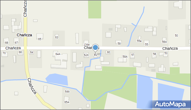 Chańcza, Chańcza, 61, mapa Chańcza