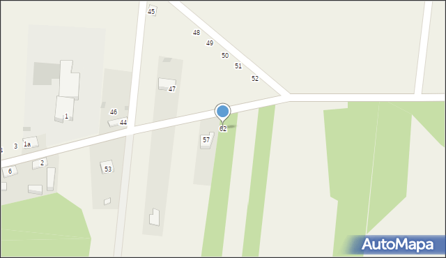 Charbice Górne, Charbice Górne, 62, mapa Charbice Górne