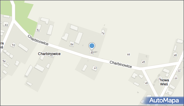 Charbinowice, Charbinowice, 43, mapa Charbinowice