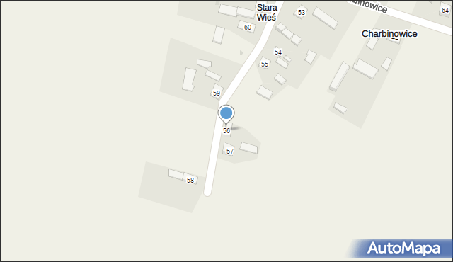 Charbinowice, Charbinowice, 56, mapa Charbinowice