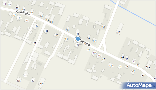 Charlejów, Charlejów, 51, mapa Charlejów