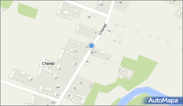 Charlęż, Charlęż, 16, mapa Charlęż