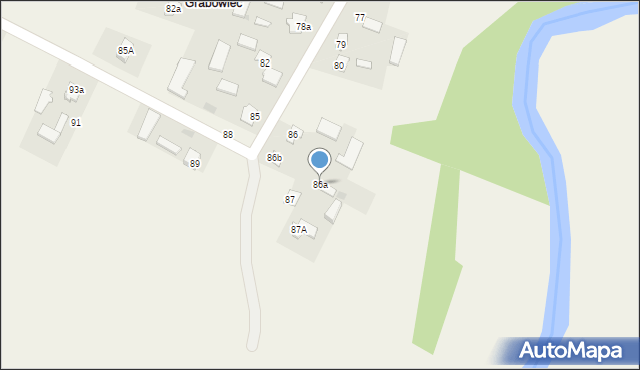 Charlęż, Charlęż, 86a, mapa Charlęż