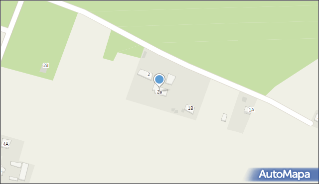 Charlęż, Charlęż-Kolonia, 2a, mapa Charlęż