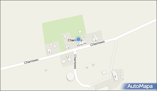 Charnowo, Charnowo, 4/1, mapa Charnowo
