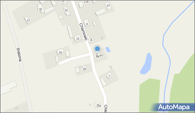 Charnowo, Charnowo, 8a, mapa Charnowo