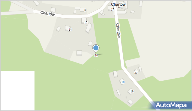 Chartów, Chartów, 16, mapa Chartów
