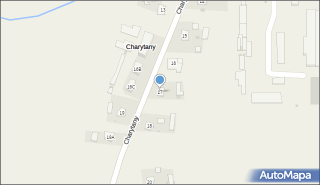 Charytany, Charytany, 17, mapa Charytany