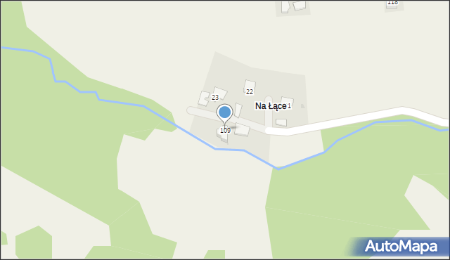 Charzewice, Charzewice, 109, mapa Charzewice