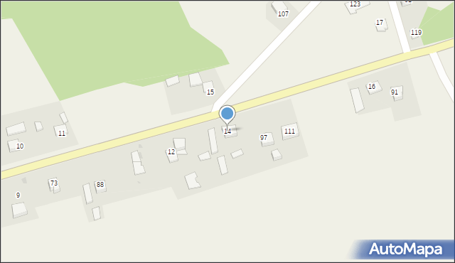 Charzewice, Charzewice, 14, mapa Charzewice