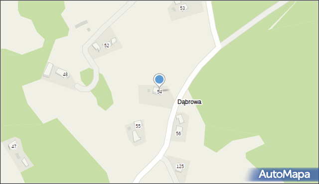 Charzewice, Charzewice, 54, mapa Charzewice