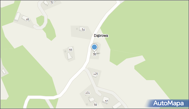 Charzewice, Charzewice, 56, mapa Charzewice