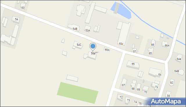 Chąśno, Chąśno, 54a, mapa Chąśno