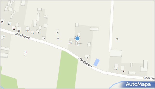Chechłowo, Chechłowo, 4, mapa Chechłowo