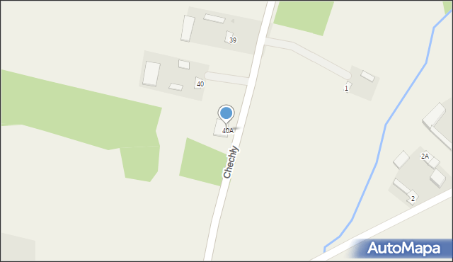 Chechły, Chechły, 40A, mapa Chechły