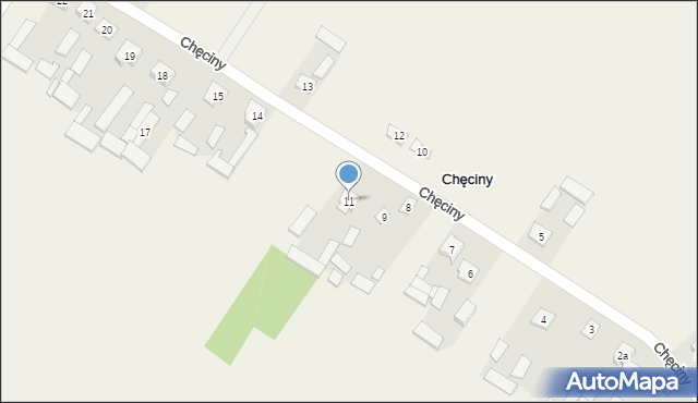 Chęciny, Chęciny, 11, mapa Chęciny