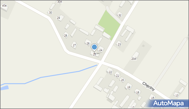 Chęciny, Chęciny, 25, mapa Chęciny