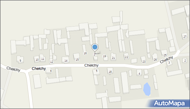 Chełchy, Chełchy, 17, mapa Chełchy