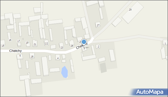 Chełchy, Chełchy, 3, mapa Chełchy