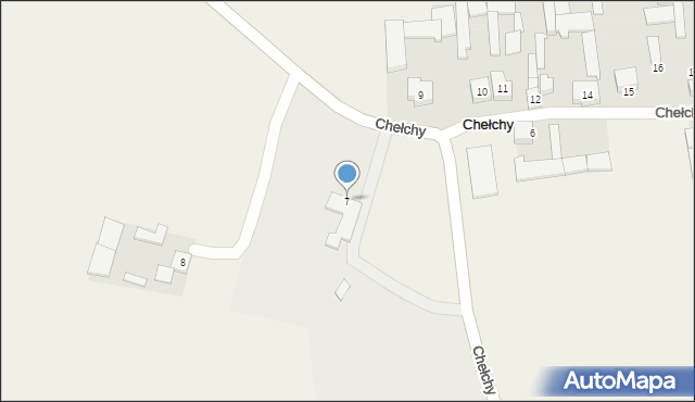 Chełchy, Chełchy, 7, mapa Chełchy