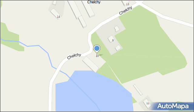 Chełchy, Chełchy, 10, mapa Chełchy