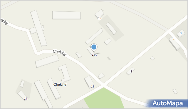 Chełchy, Chełchy, 13A, mapa Chełchy